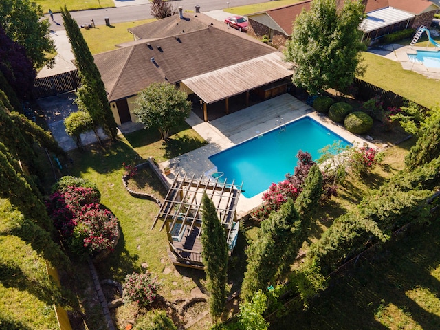 3413 Sutton Pl, Augusta, GA 30906 - outdoor pool featuring a yard and a fenced backyard