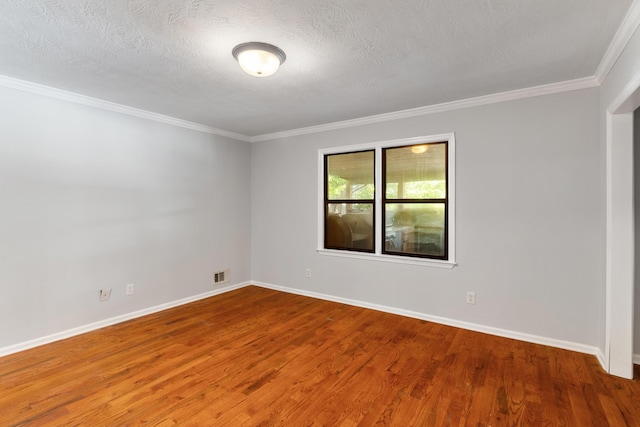3413 Sutton Pl, Augusta, GA 30906 - unfurnished room featuring ornamental molding, wood finished floors, and visible vents