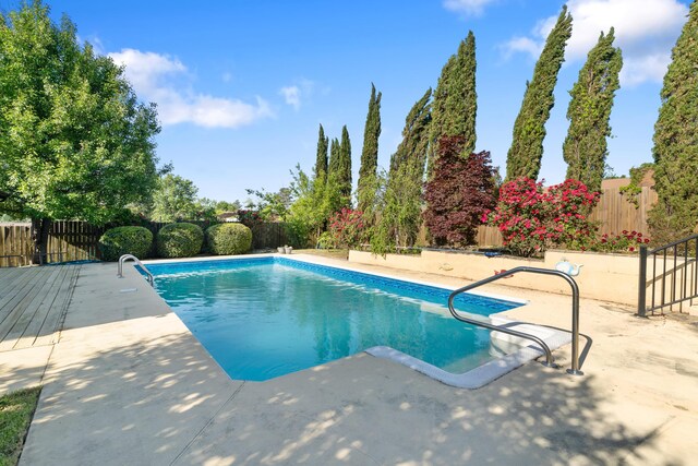 3413 Sutton Pl, Augusta, GA 30906 - view of pool with a fenced in pool, a patio, and a fenced backyard