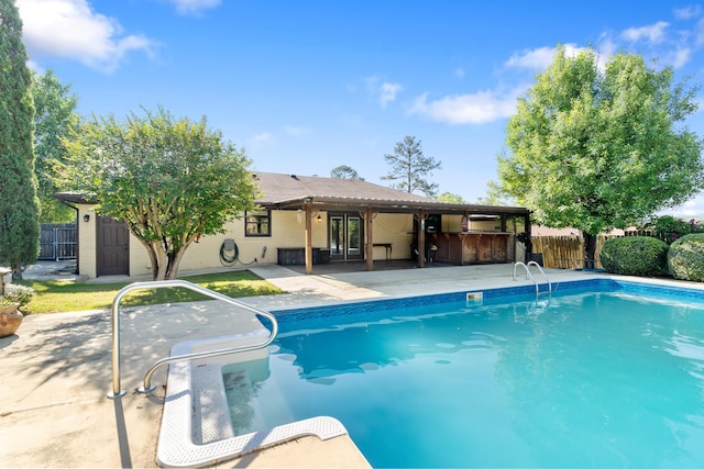 3413 Sutton Pl, Augusta, GA 30906 - view of swimming pool featuring a patio area, a fenced in pool, and fence