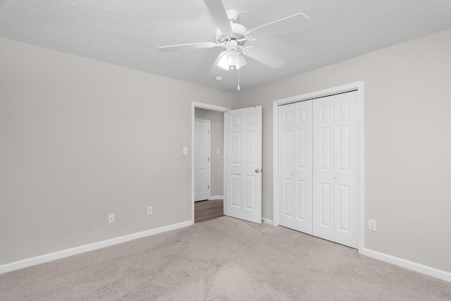 159 Redbud Dr, North Augusta, SC 29841 - unfurnished bedroom featuring carpet floors, a closet, and a ceiling fan