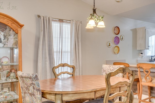 8030 Reagan Cir, Augusta, GA 30909 - dining area with lofted ceiling