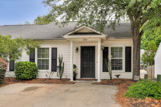 8030 Reagan Cir, Augusta, GA 30909 - view of exterior entry with a shingled roof