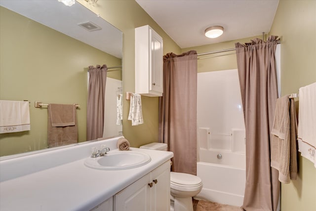 8030 Reagan Cir, Augusta, GA 30909 - full bathroom with vanity and shower / bath combo with shower curtain