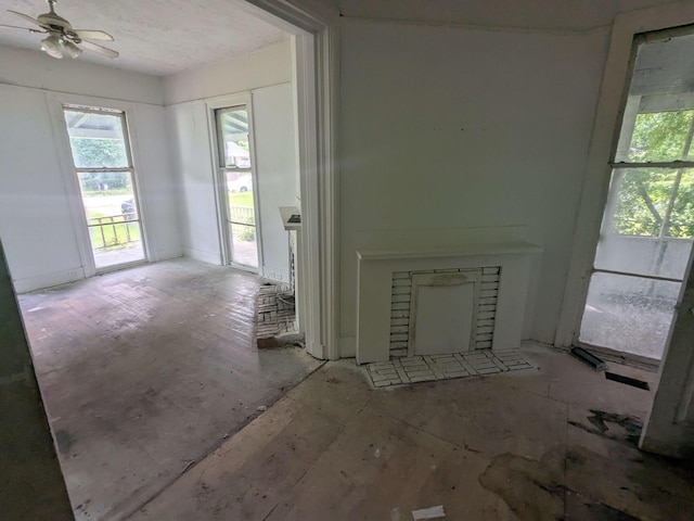 1913 Ellis St, Augusta, GA 30901 - unfurnished living room featuring ceiling fan
