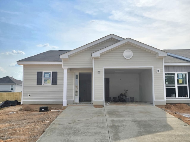 8120 Bannock Cir, Graniteville, SC 29829 - view of front facade featuring concrete driveway and a garage