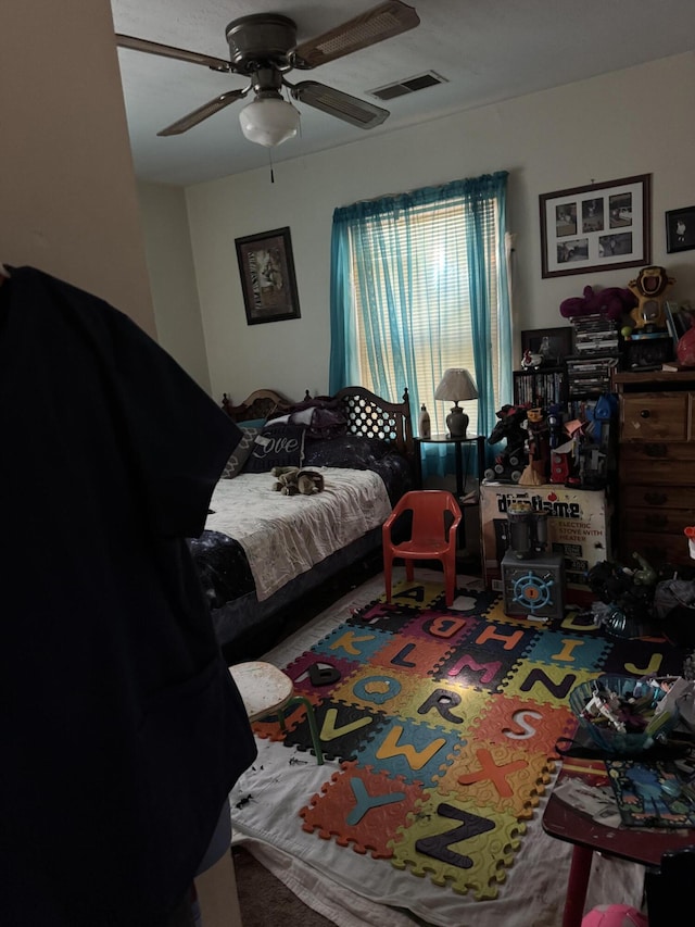 3216 Alpine Rd, Augusta, GA 30909 - bedroom featuring ceiling fan and visible vents