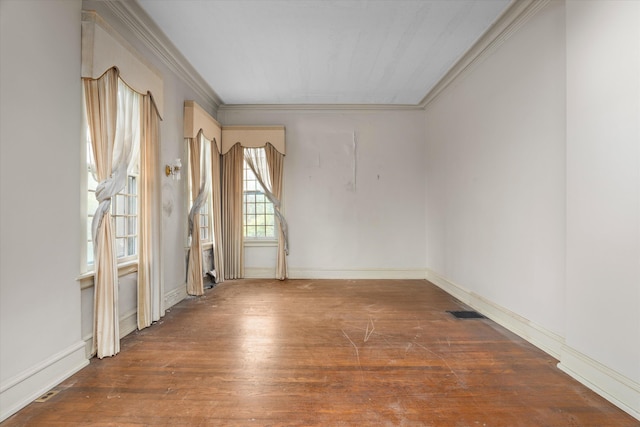 2131 Gardner St, Augusta, GA 30904 - unfurnished room featuring crown molding, hardwood / wood-style flooring, and baseboards