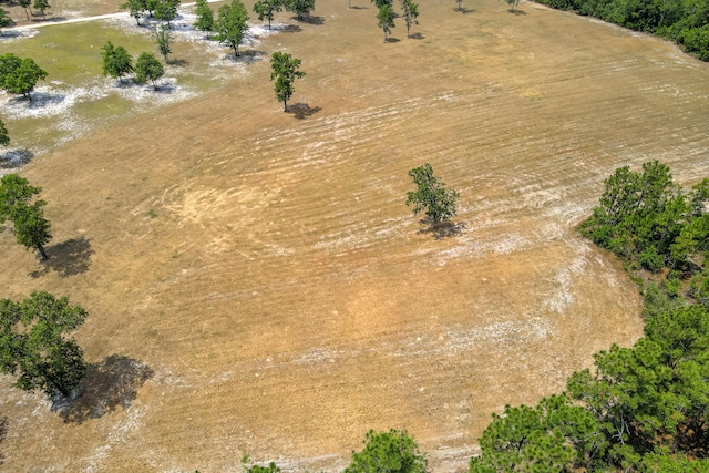 drone / aerial view featuring a rural view