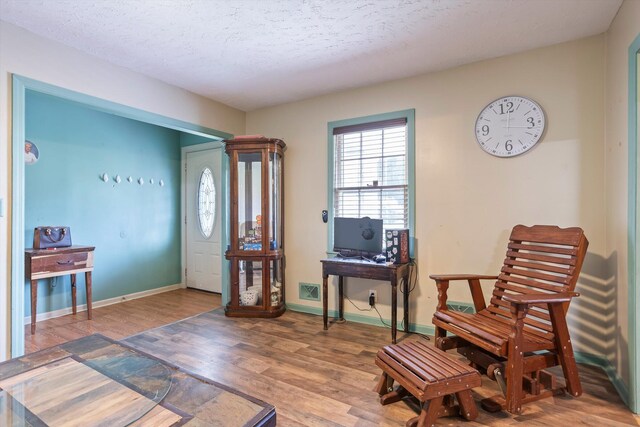 102 Briarcliff St, Belvedere, SC 29841 - entrance foyer featuring wood finished floors and a textured ceiling