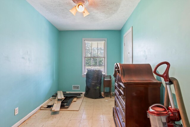 102 Briarcliff St, Belvedere, SC 29841 - office space featuring a textured ceiling and a ceiling fan