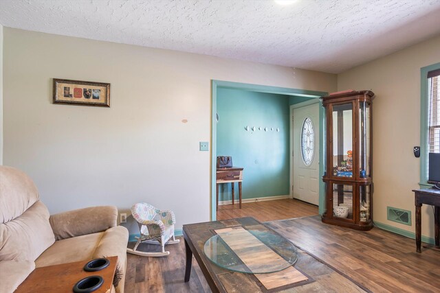 102 Briarcliff St, Belvedere, SC 29841 - foyer with wood finished floors and a textured ceiling