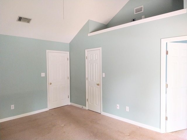 526 Timberchase Ln, Aiken, SC 29803 - carpeted empty room with lofted ceiling and baseboards
