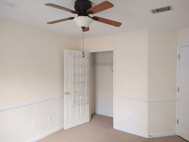 526 Timberchase Ln, Aiken, SC 29803 - unfurnished bedroom featuring carpet floors, a closet, baseboards, and ceiling fan