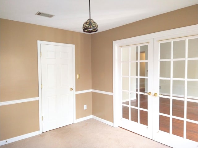 526 Timberchase Ln, Aiken, SC 29803 - carpeted empty room with french doors and baseboards