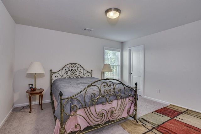 bedroom with carpet flooring