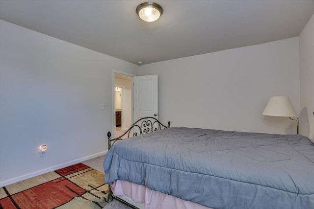 bedroom with carpet flooring