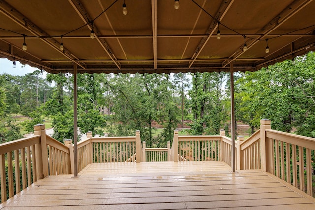 3997 Hammonds Fry, Evans, GA 30809 - wooden terrace featuring view of wooded area
