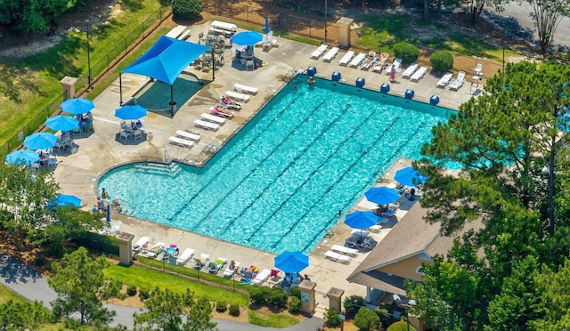3997 Hammonds Fry, Evans, GA 30809 - drone / aerial view of a pool area