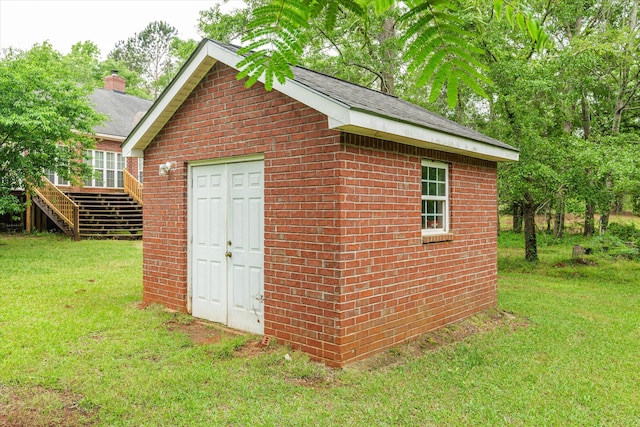 view of outbuilding with an outdoor structure