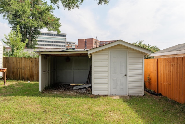 2211 Woodland Ave, Augusta, GA 30904 - view of shed with a fenced backyard