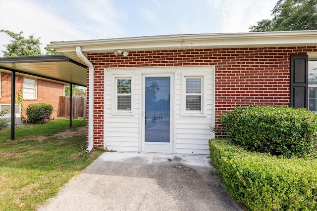 2211 Woodland Ave, Augusta, GA 30904 - view of exterior entry with brick siding