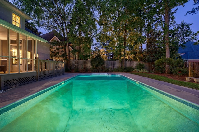 3665 Bay Point Ct, Martinez, GA 30907 - view of swimming pool featuring a fenced backyard