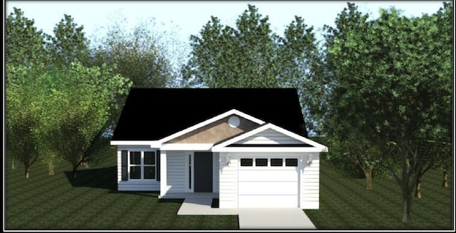 32-D Bannock Cir, Graniteville, SC 29829 - single story home featuring a garage, driveway, and a front lawn