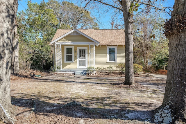 view of bungalow