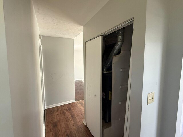 3314 Forest Estates Dr, Augusta, GA 30909 - hall featuring dark wood finished floors and baseboards