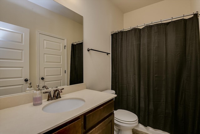 336 Shell Brooke Way, Lexington, SC 29073 - bathroom with toilet, vanity, and a shower with curtain