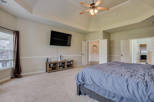 336 Shell Brooke Way, Lexington, SC 29073 - bedroom featuring carpet floors, baseboards, and ceiling fan