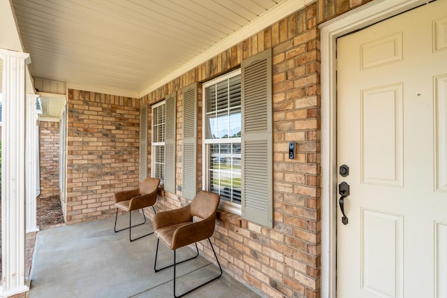 3235 Warwick Pl, Hephzibah, GA 30815 - entrance to property featuring covered porch and brick siding