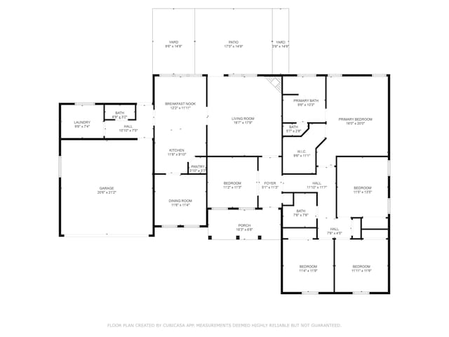 3235 Warwick Pl, Hephzibah, GA 30815 - view of floor plan / room layout