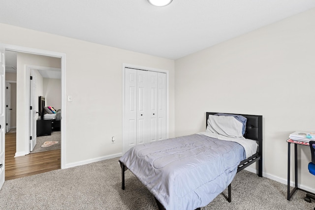 3235 Warwick Pl, Hephzibah, GA 30815 - carpeted bedroom featuring baseboards and a closet
