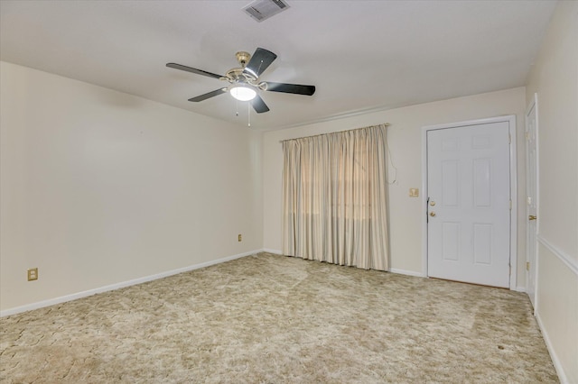 3115 Arcadia Dr, Augusta, GA 30906 - carpeted empty room with a ceiling fan and baseboards