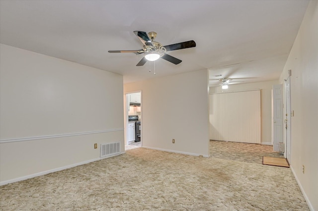 3115 Arcadia Dr, Augusta, GA 30906 - unfurnished room with light colored carpet and ceiling fan