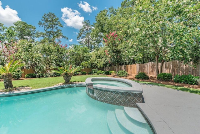 506 Creek Blf, Martinez, GA 30907 - view of pool featuring a pool with connected hot tub