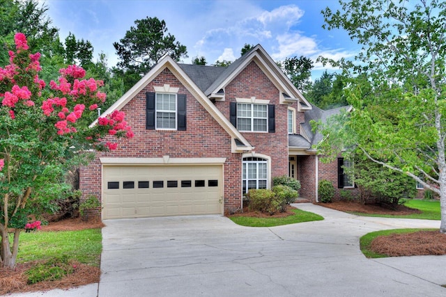 craftsman-style house with a garage