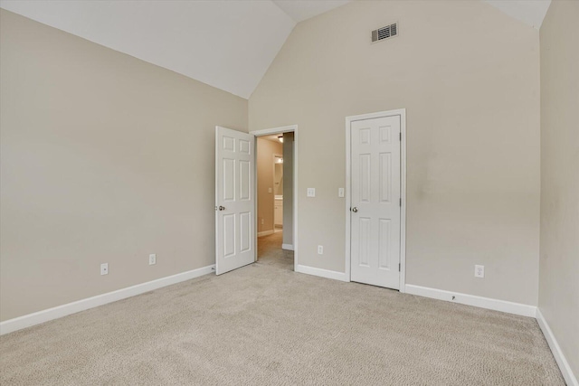 1123 Blackfoot Dr, Evans, GA 30809 - unfurnished bedroom featuring light colored carpet and high vaulted ceiling
