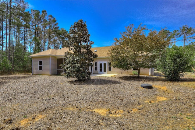 113 Rutledge Ln, Mccormick, SC 29835 - rear view of house featuring a patio and french doors