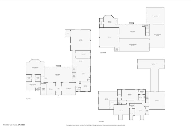 1 Bohler Ave, Evans, GA 30809 - view of home floor plan