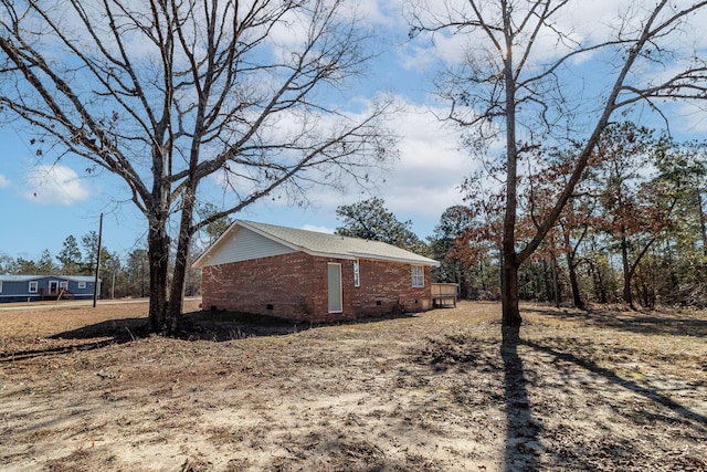 view of side of property