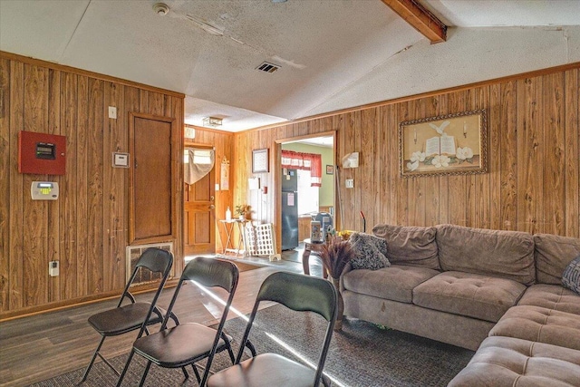 2237 Winston Way, Augusta, GA 30906 - living room featuring wooden walls and wood finished floors