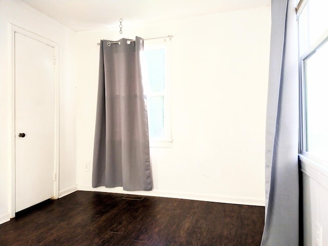 2232 Bandler Rd, Augusta, GA 30906 - empty room with dark wood-style floors and baseboards