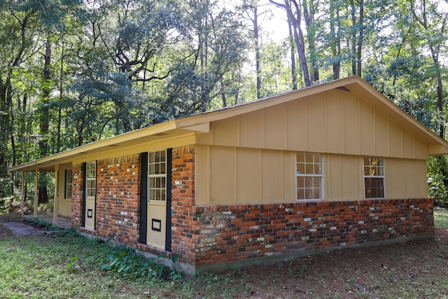 view of side of property