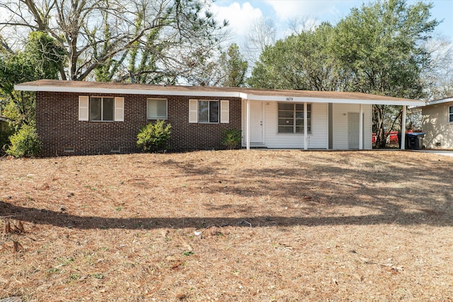 1439 Ridgewood Dr, Augusta, GA 30909 - single story home featuring brick siding, aphalt driveway, and covered porch