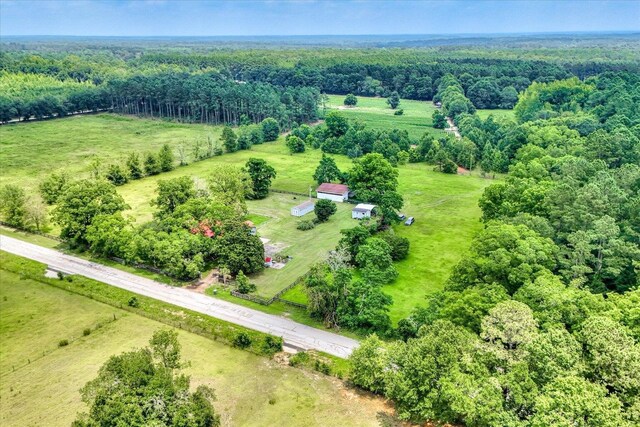 889 Woodhaven St, North, SC 29112 - overview of rural landscape featuring a heavily wooded area
