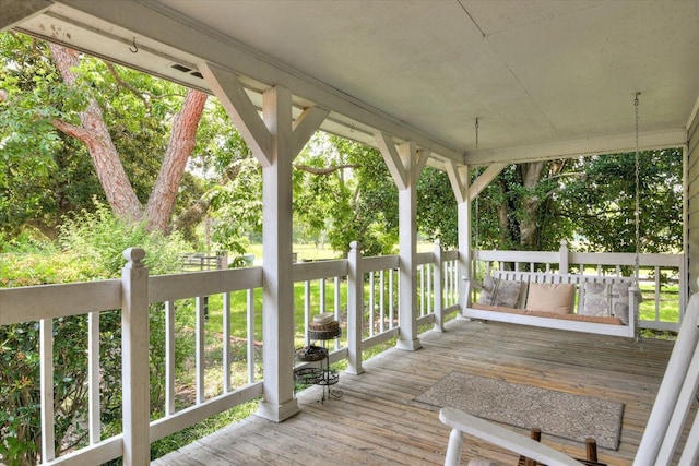 889 Woodhaven St, North, SC 29112 - view of wooden deck