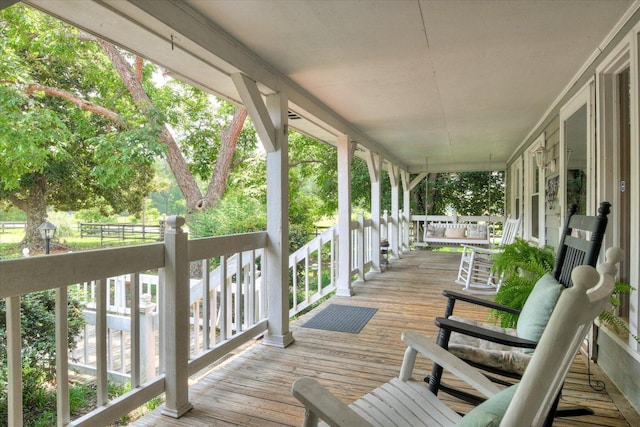 889 Woodhaven St, North, SC 29112 - view of wooden porch